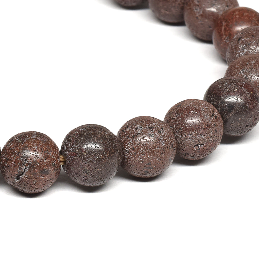 静岡県産 レッドスコリア ブレスレット 8mm #RH028