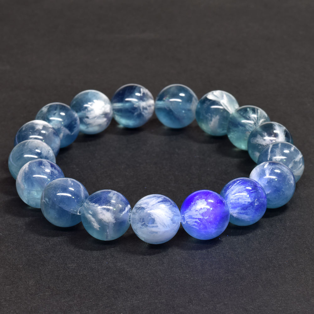 エンジェルフェザーフローライト ブレスレット 12mm #RH080