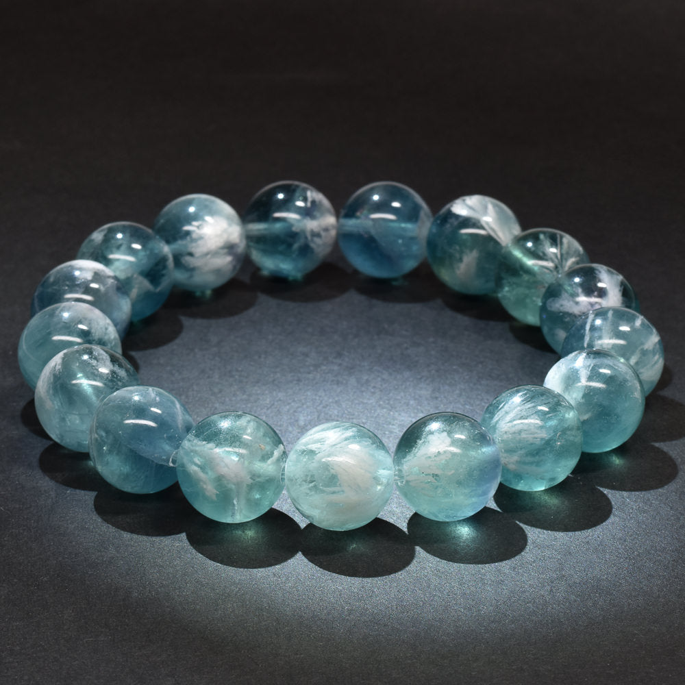 エンジェルフェザーフローライト ブレスレット 12mm #RH080