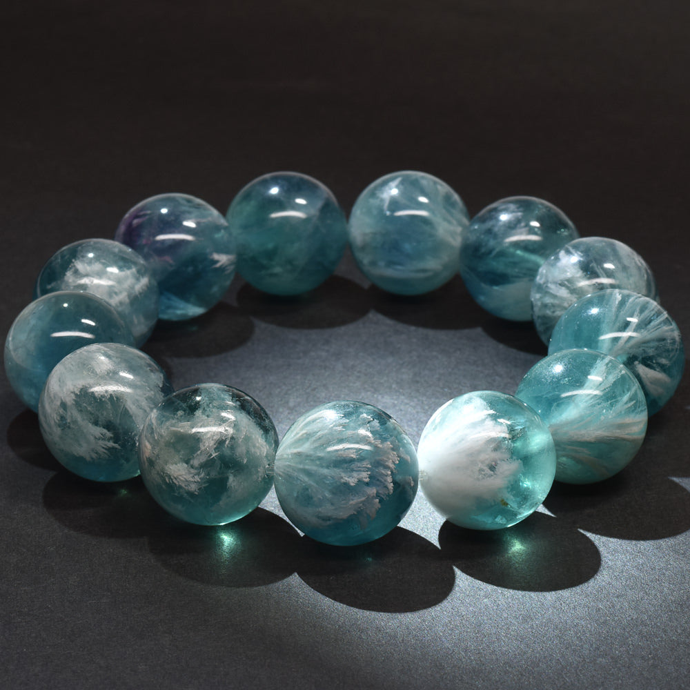 エンジェルフェザーフローライト ブレスレット 17-17.5mm #RH084