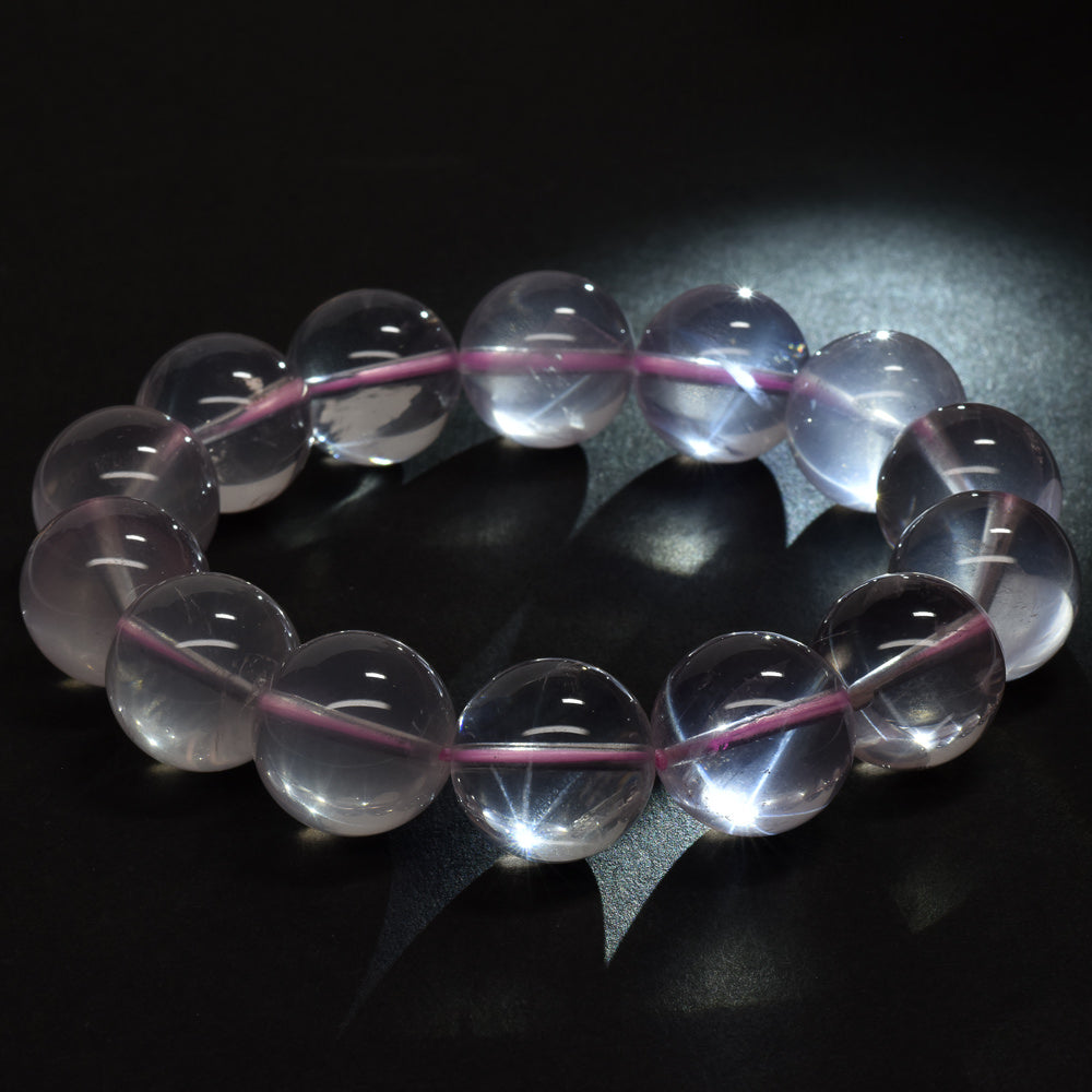 スターローズクォーツ ブレスレット 16.5mm #RH171