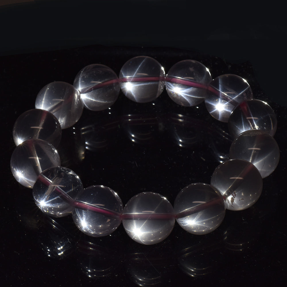 スターローズクォーツ ブレスレット 16.5mm #RH171