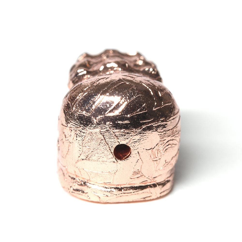 アルタイ隕石 (ピンクゴールド)貔貅ビーズ 10.9x8.2x8.2mm #RH173