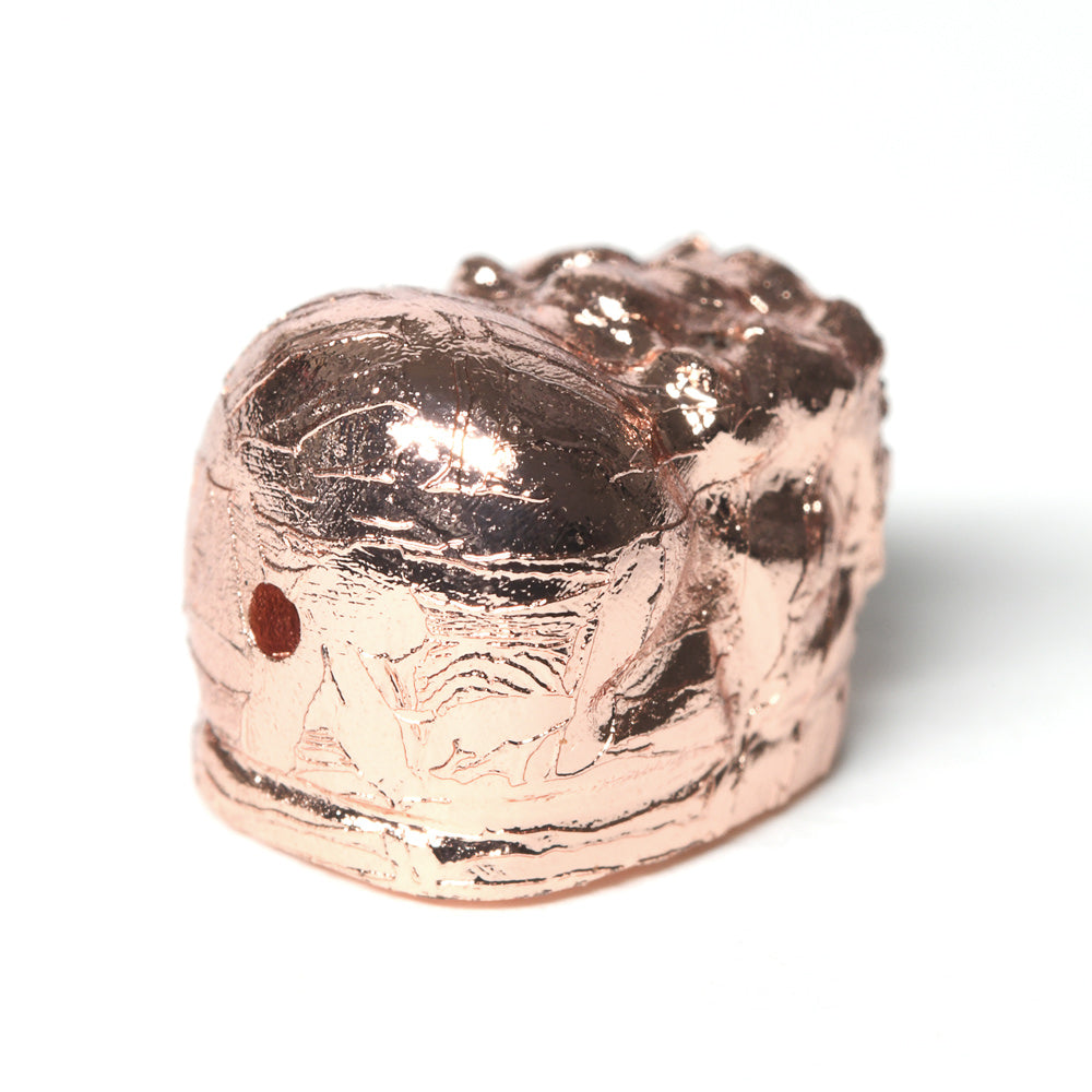 アルタイ隕石 (ピンクゴールド)貔貅ビーズ 10.9x8.2x8.2mm #RH173