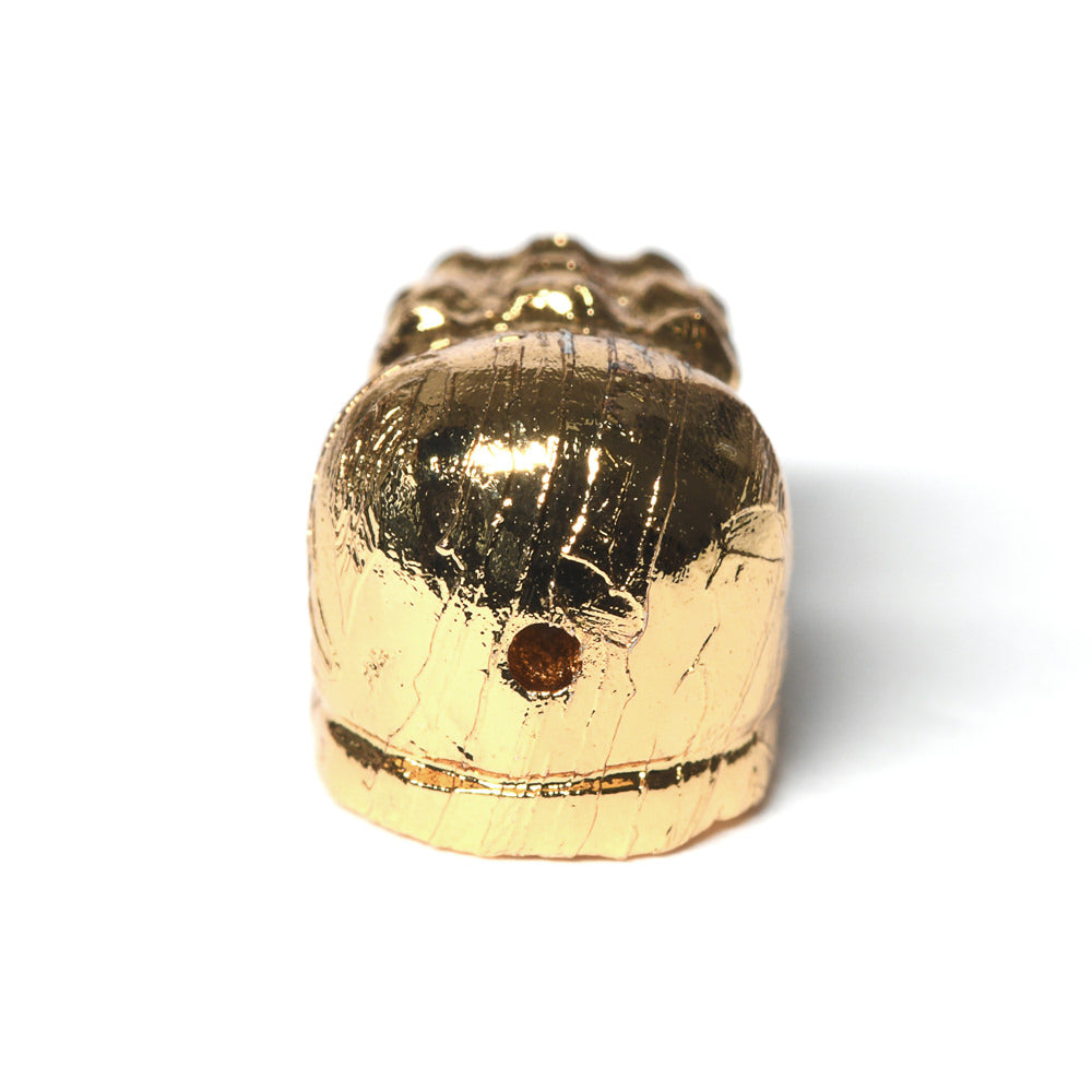アルタイ隕石 (ゴールド)貔貅ビーズ 11.0x7.7x7.5mm #RH177