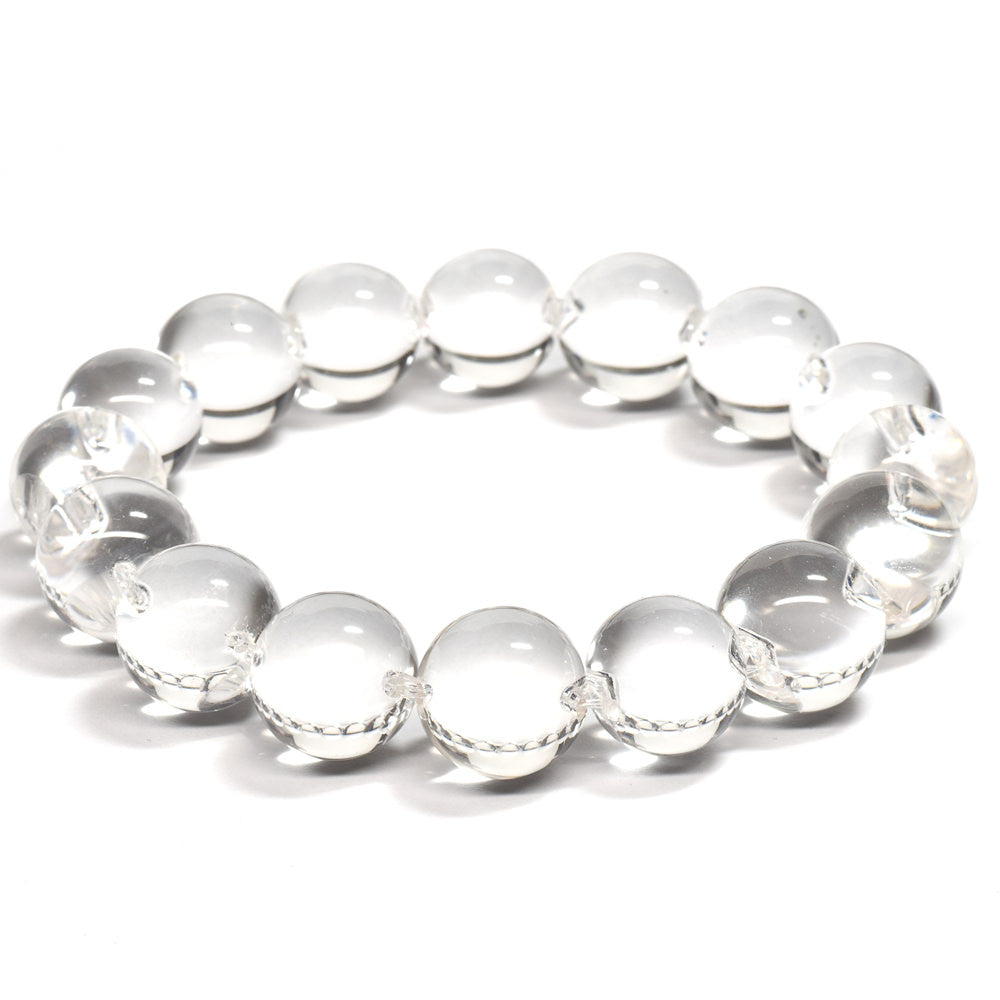 <The Floating Orbs>天然水晶 ブレスレット 12.5-13mm #RH180