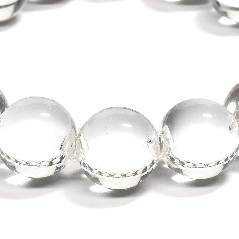 <The Floating Orbs>天然水晶 ブレスレット 12.5mm #RH181