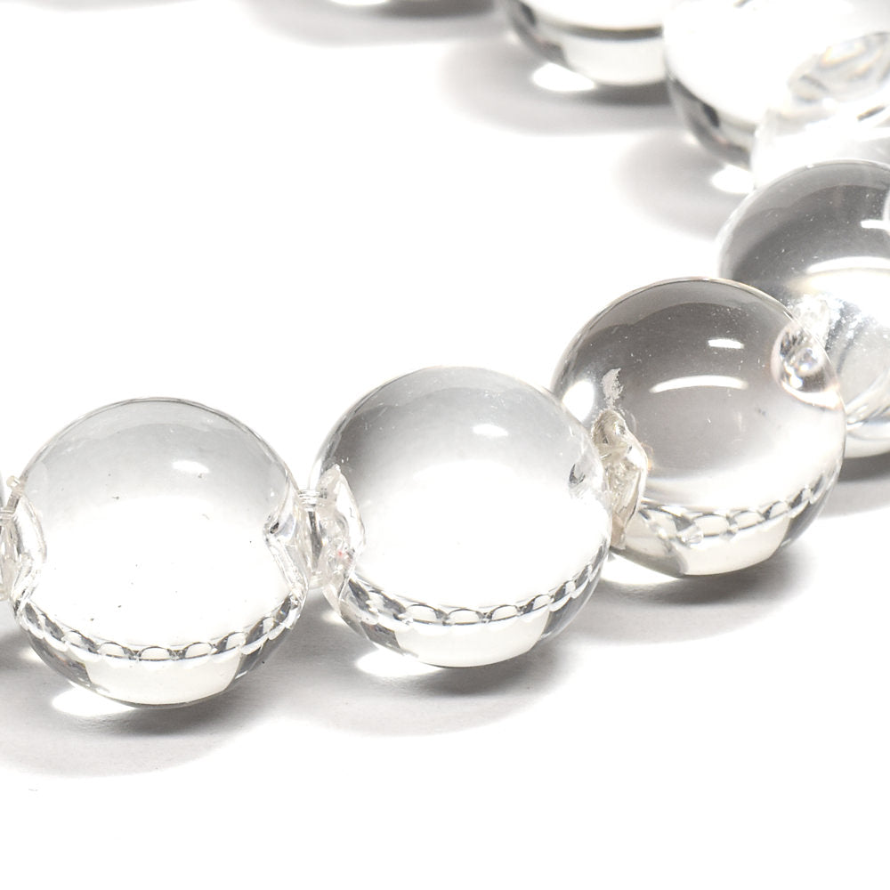 <The Floating Orbs>天然水晶 ブレスレット 12.5mm #RH181