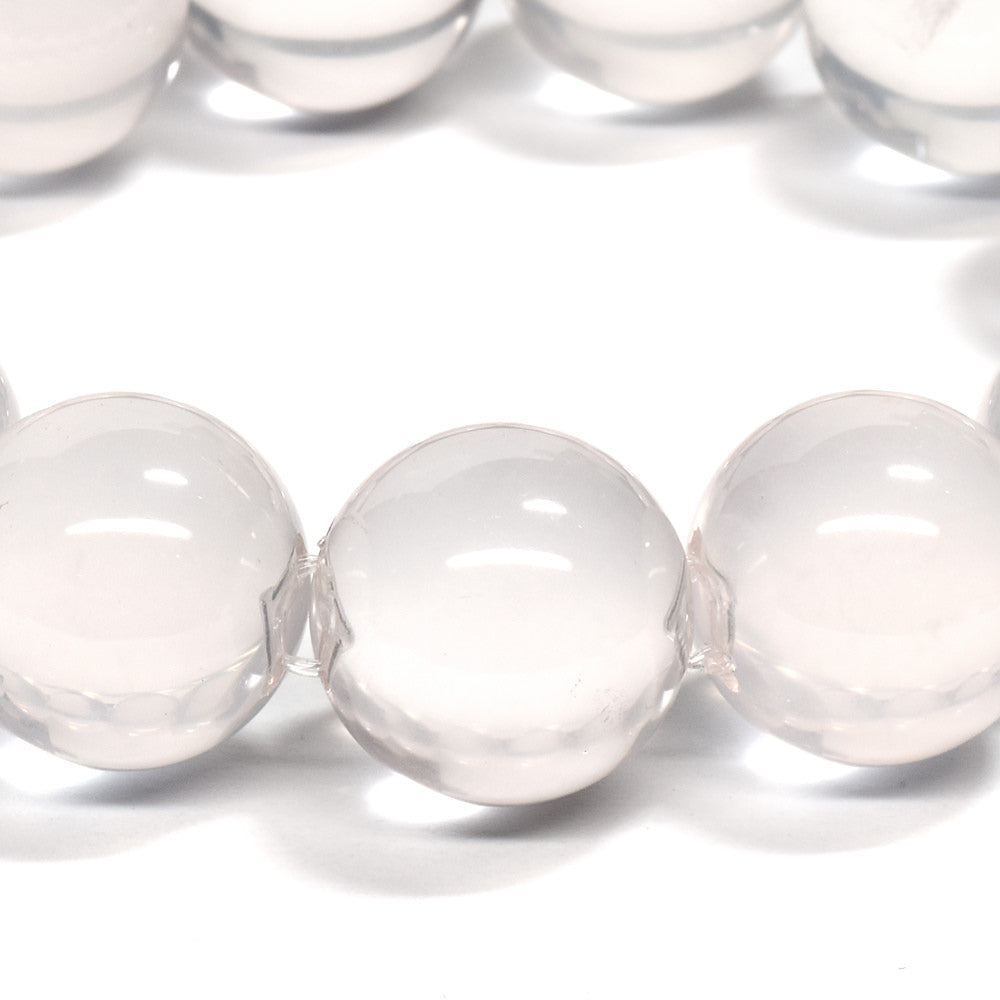<The Floating Orbs>スターローズクォーツ ブレスレット 16.5mm #RJ019