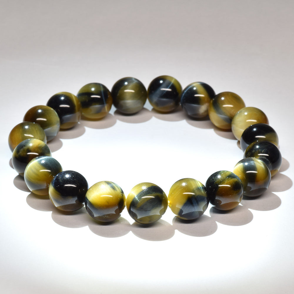 ゼブラタイガーアイ ブレスレット 10-10.5mm #RJ074