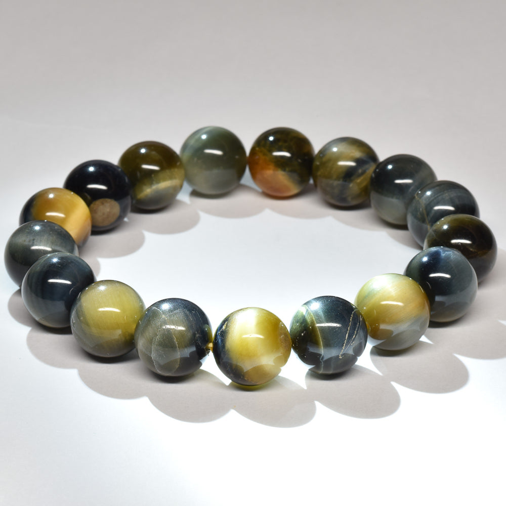 ゼブラタイガーアイ ブレスレット 12mm #RJ080
