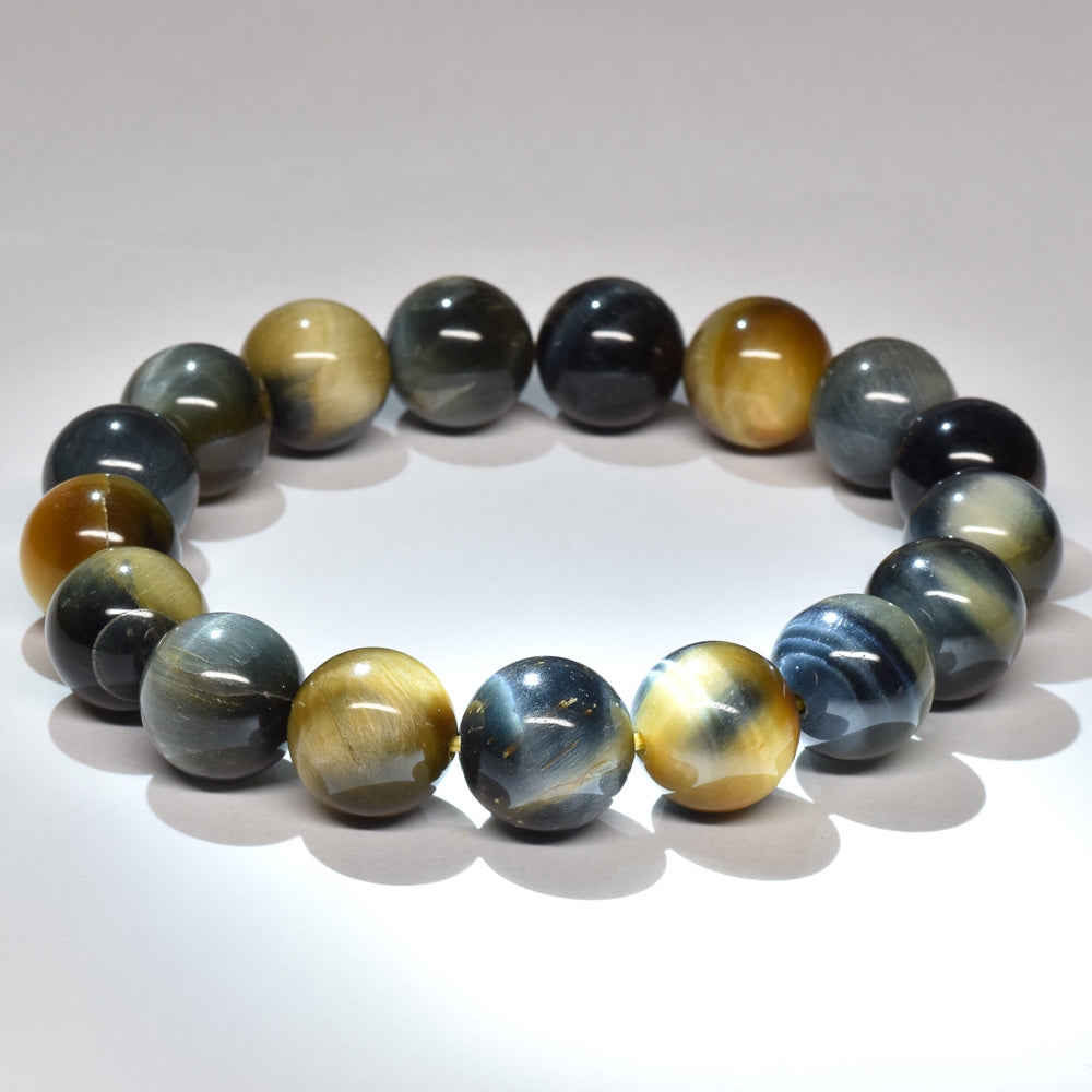 ゼブラタイガーアイ ブレスレット 12-12.5mm #RJ081