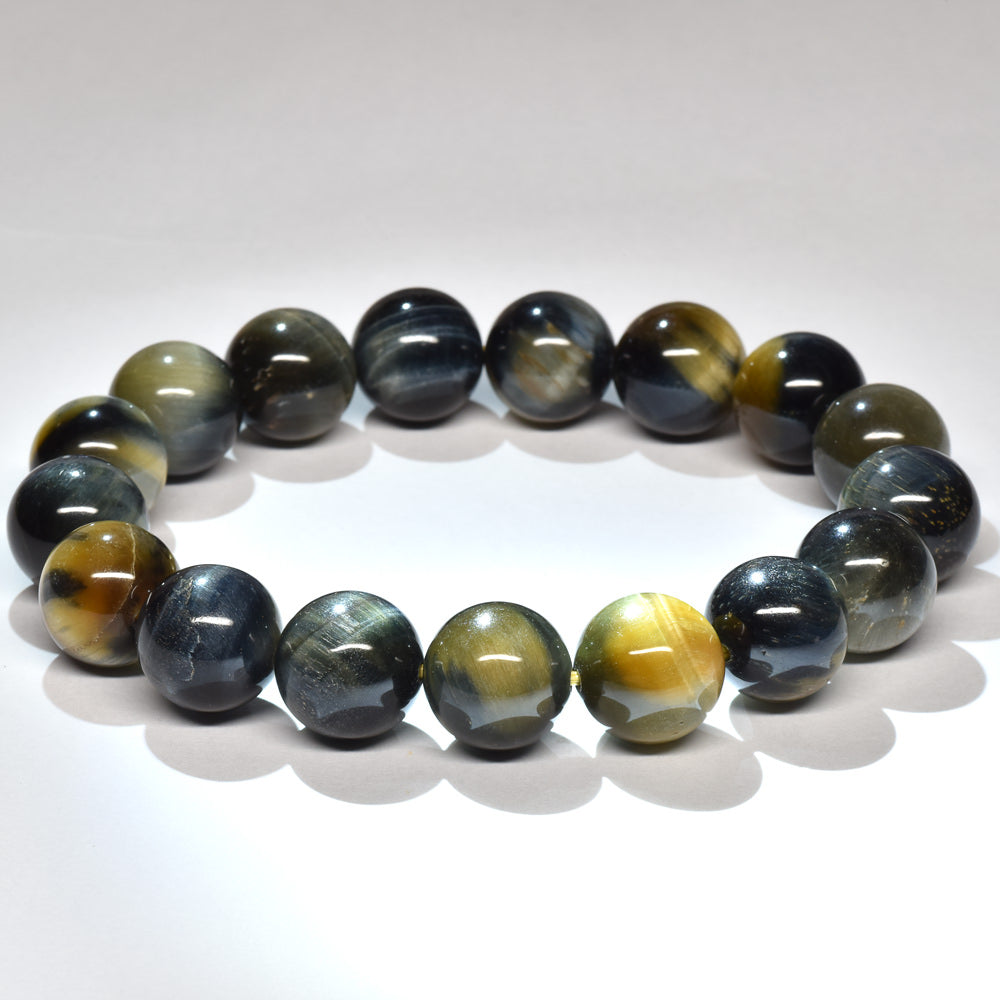 ゼブラタイガーアイ ブレスレット 12mm #RJ082