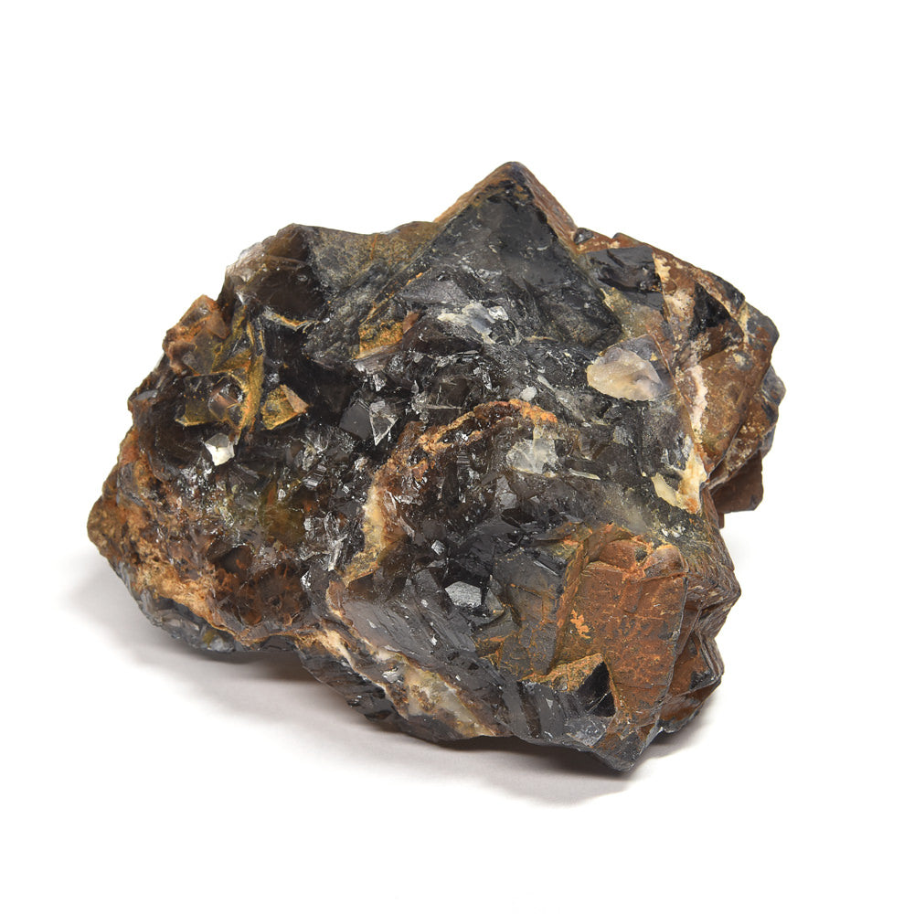 パキスタン産ブラックフローライト(赤色蛍光)原石 90x55x70mm #RJ197