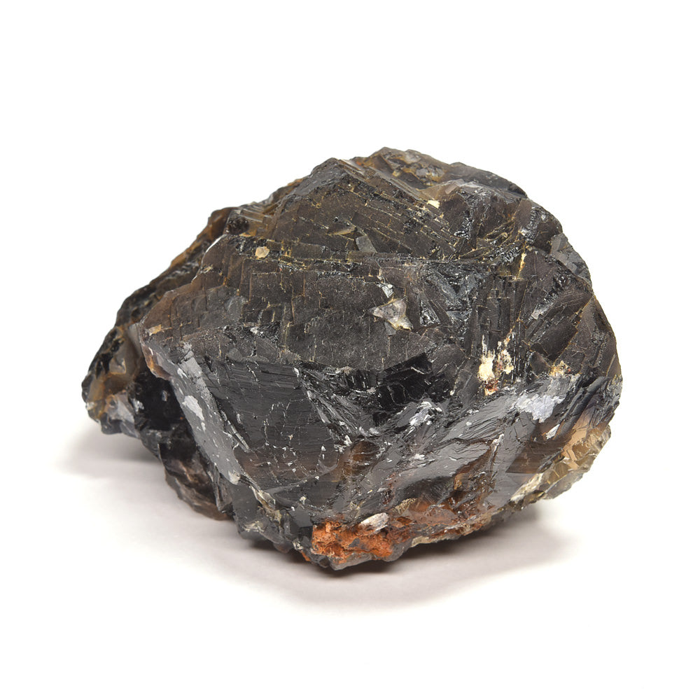 パキスタン産ブラックフローライト(赤色蛍光)原石 95x58x69mm #RJ202