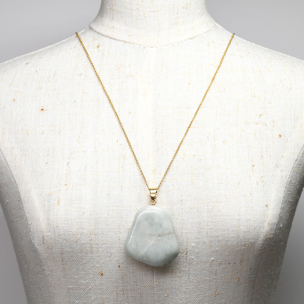 糸魚川翡翠 ペンダントトップ 28.4x24.2x9.9mm #RJ279