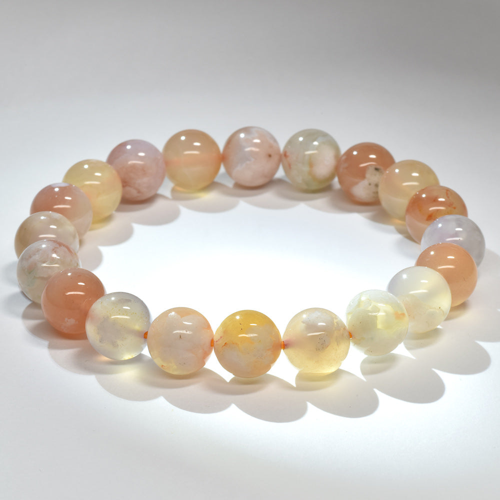 サクラアゲート ブレスレット 10mm #RJ285