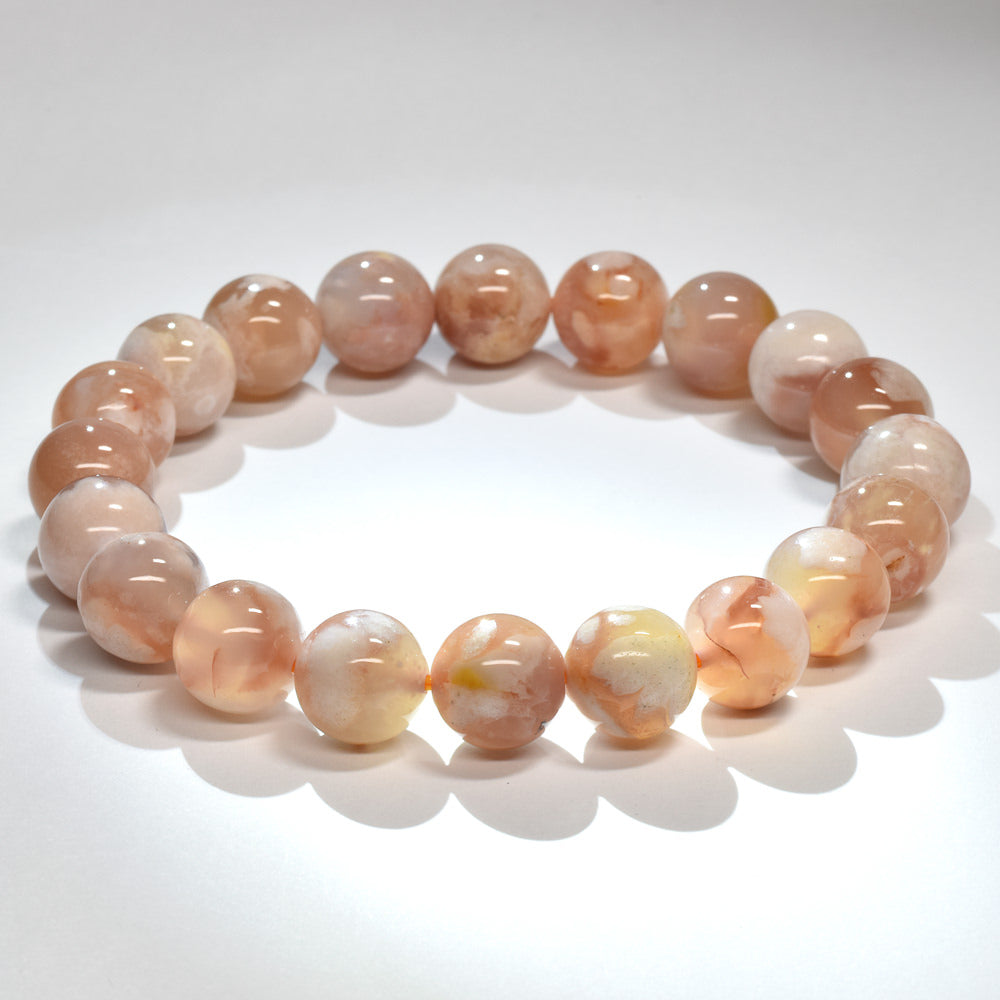 サクラアゲート ブレスレット 10mm #RJ286