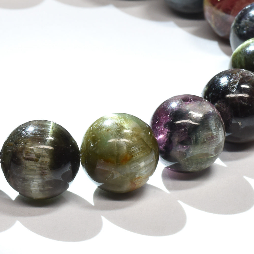 キャッツアイトルマリン ブレスレット 10mm #RK014