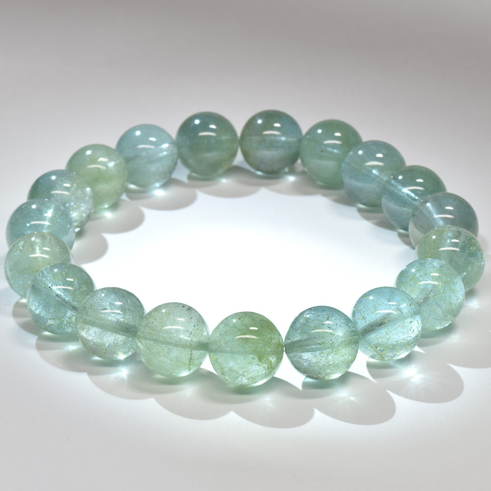 グリーン・ブルートパーズ ブレスレット 10.5mm #RK020