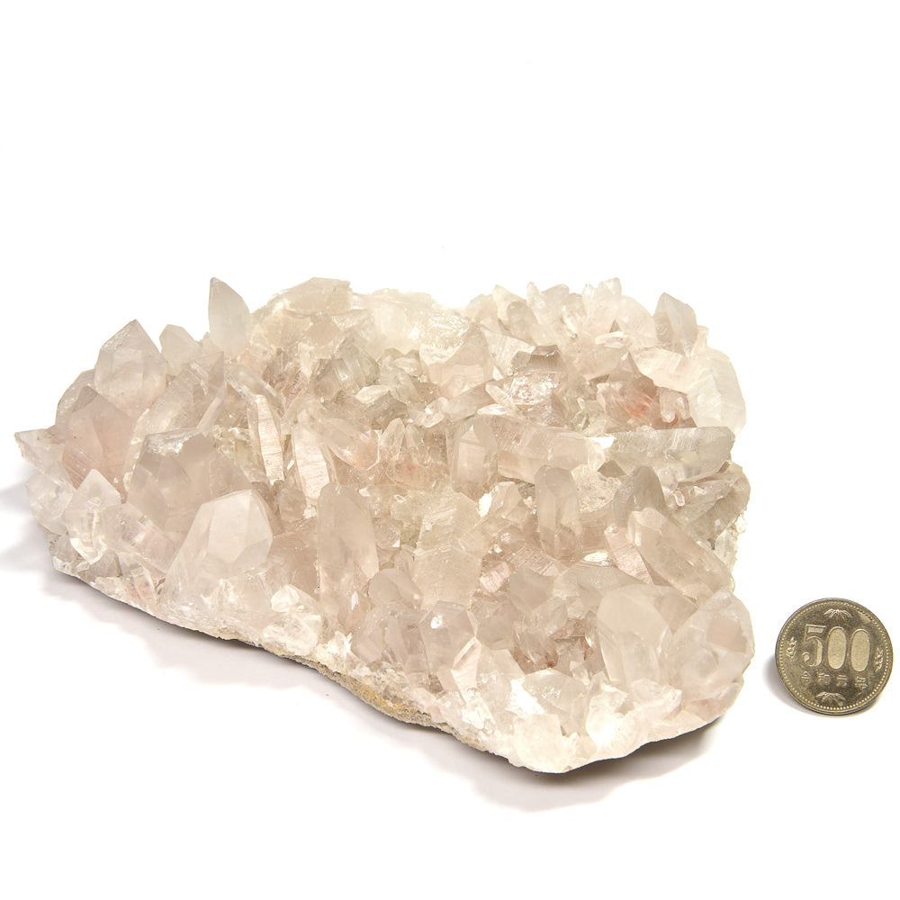 パールヴァティ渓谷産ヒマラヤマニカラン水晶 クラスター 180x145x60mm #RK115