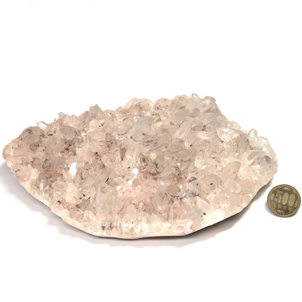 パールヴァティ渓谷産ヒマラヤマニカラン水晶 クラスター 235x170x60mm #RK120