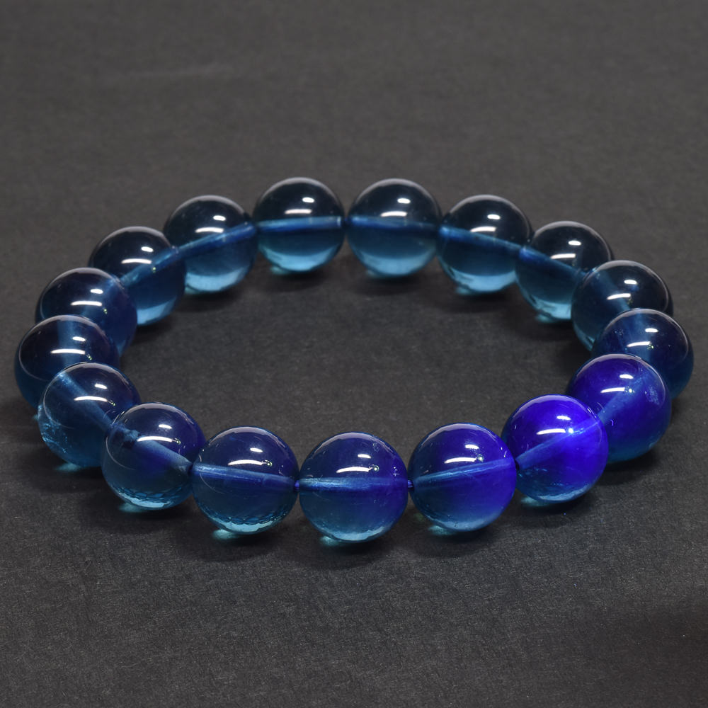 ブルーフローライト ブレスレット 12mm #RL077