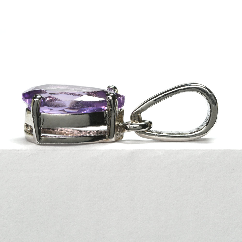 ラベンダーアメジスト ペアシェイプ・カット SV925 ペンダントトップ 9.7x6.8mm #RL079