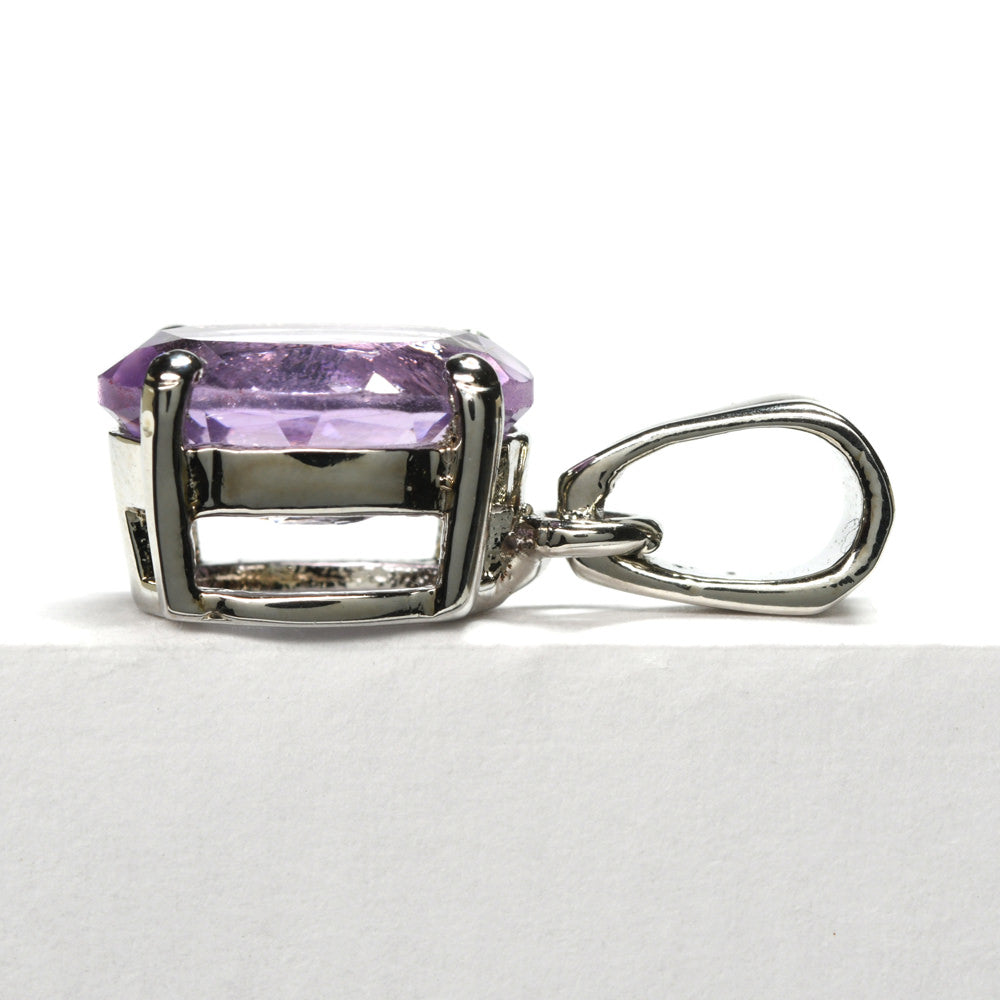 ラベンダーアメジスト オーバル・カット SV925 ペンダントトップ 10.0x7.9mm #RL081