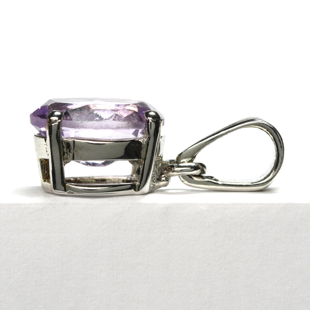 ラベンダーアメジスト オーバル・カット SV925 ペンダントトップ 10.0x8.1mm #RL082
