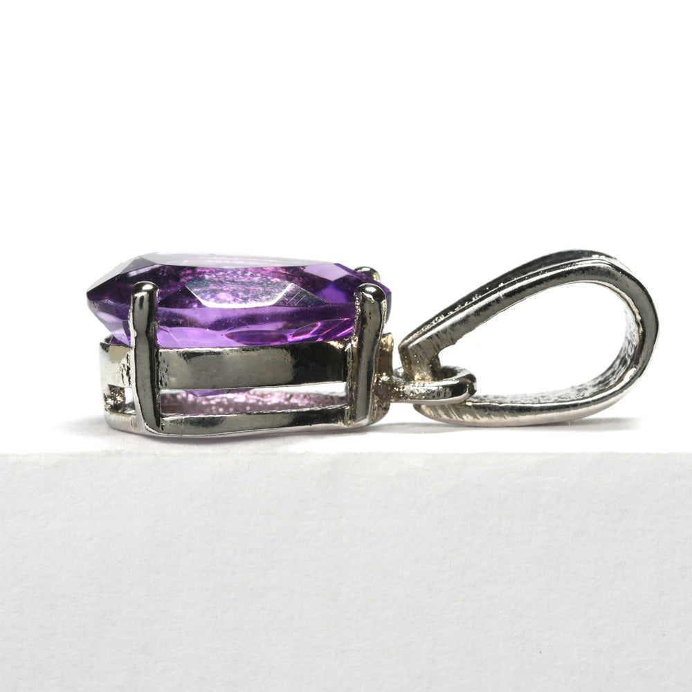 アメジスト ペアシェイプ・カット SV925 ペンダントトップ 10.1x6.9mm #RL085