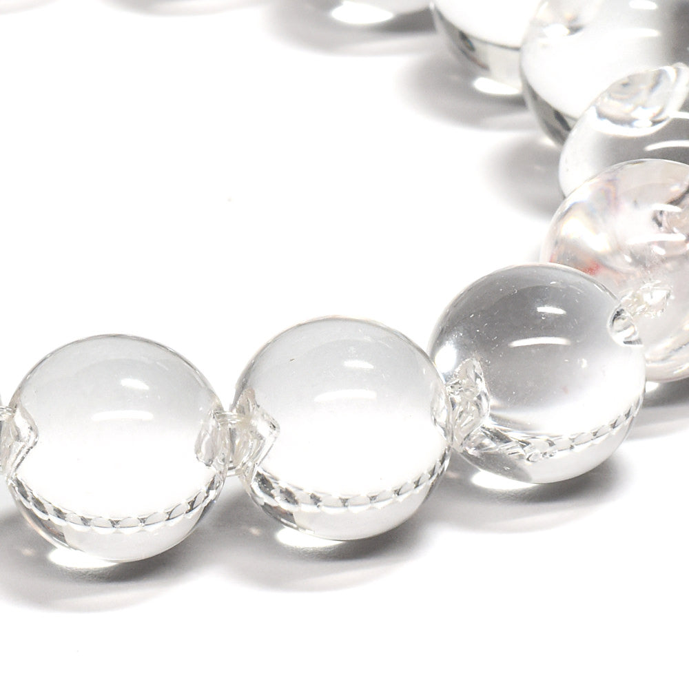 <The Floating Orbs>天然水晶 ブレスレット 12.5mm #RL163