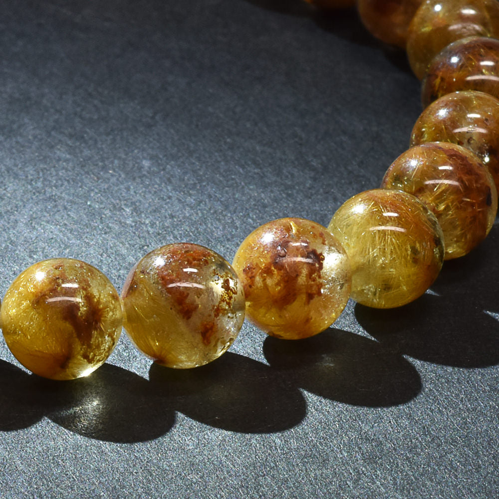 フラワールチルクォーツ ブレスレット 7.5mm #RM088