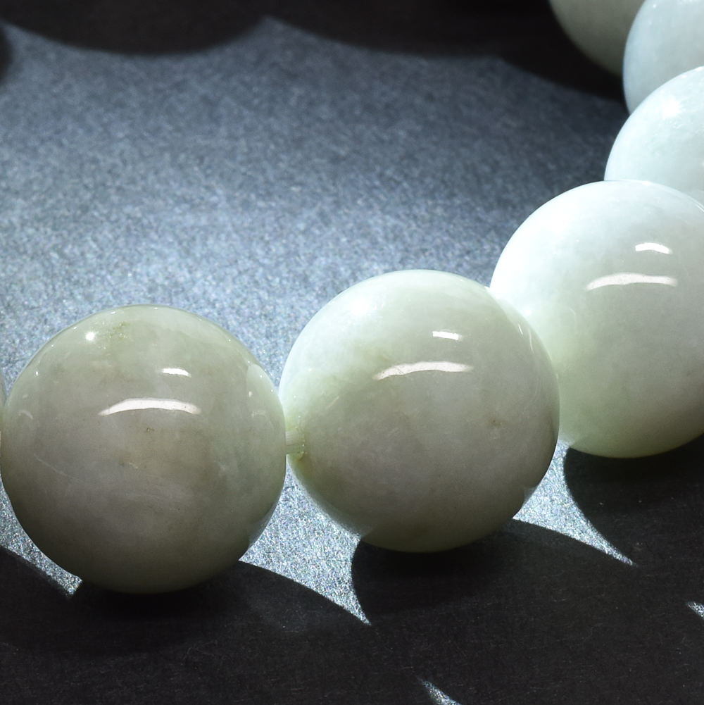 ミャンマー翡翠 ブレスレット 14mm #RM129