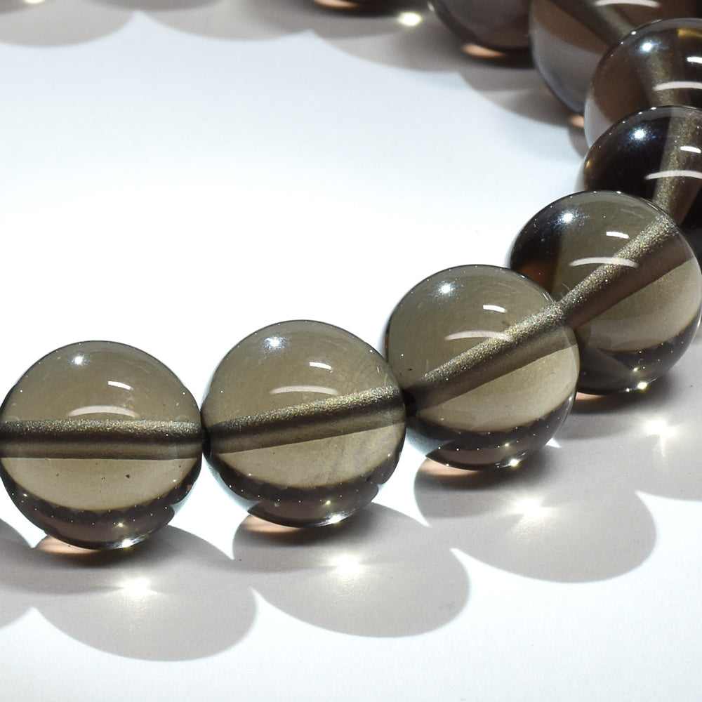 ブラックアイスオブシディアン【一点物】 ブレスレット 10mm #RM149