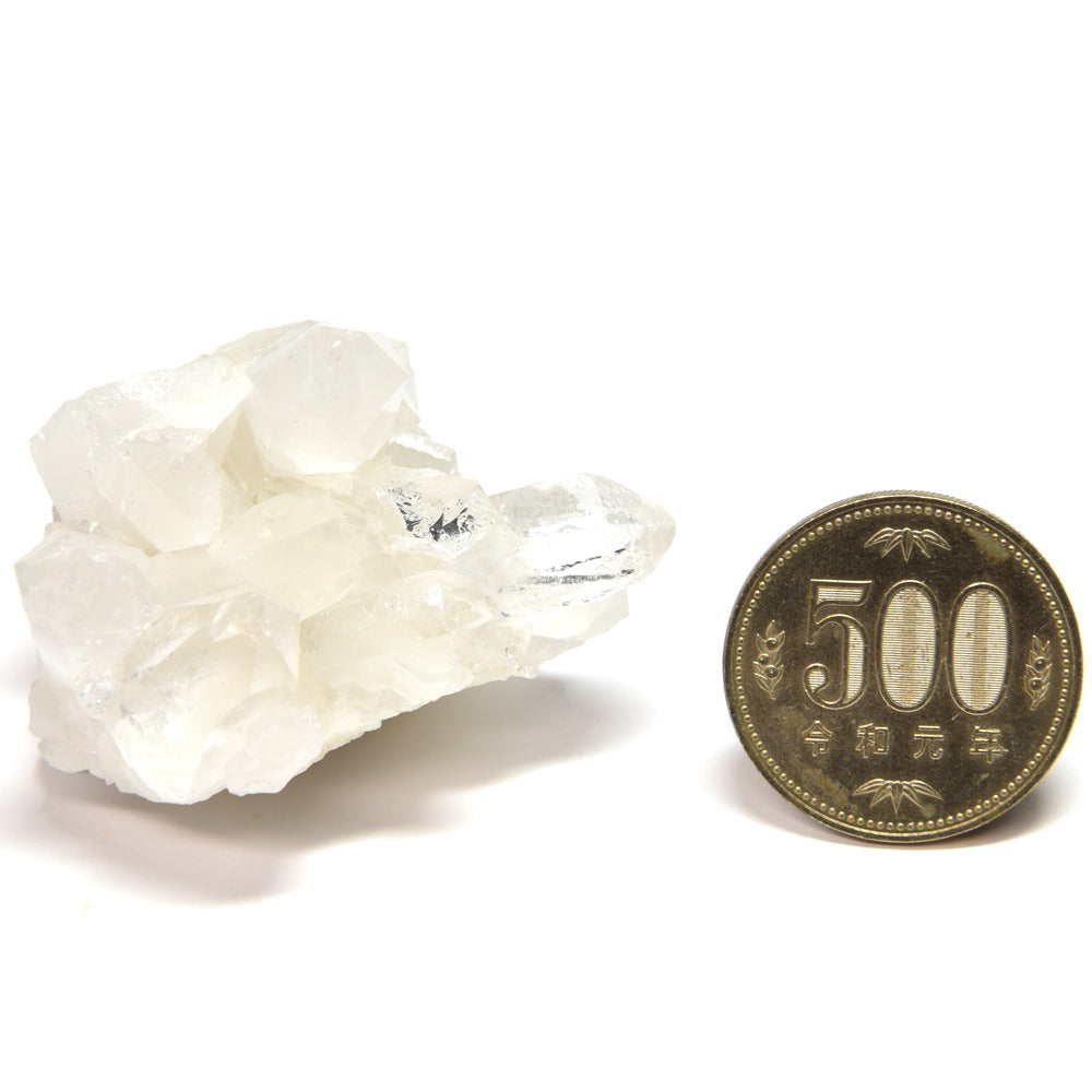 ブラジル・トマスゴンサガ産水晶 クラスター 49.2x30.4x51.2mm #SA065