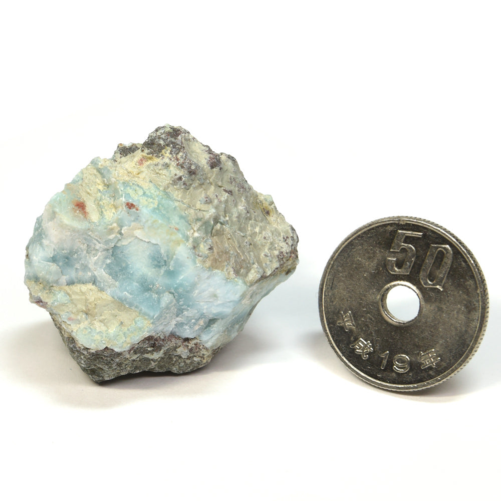ドミニカ共和国産ラリマー 原石 32.1x31.1x20.4mm #SA242