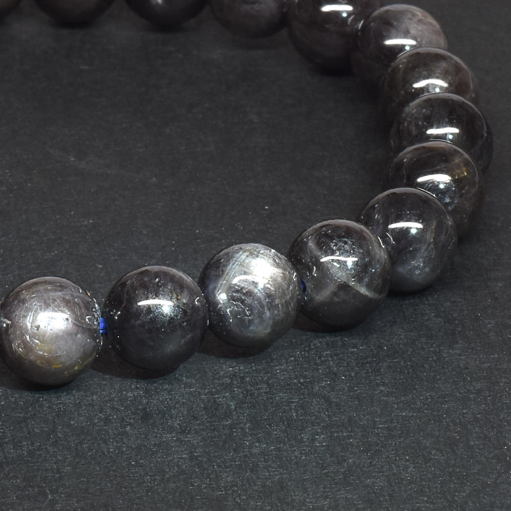 ブラックスターサファイア ブレスレット 7.5mm #SB119