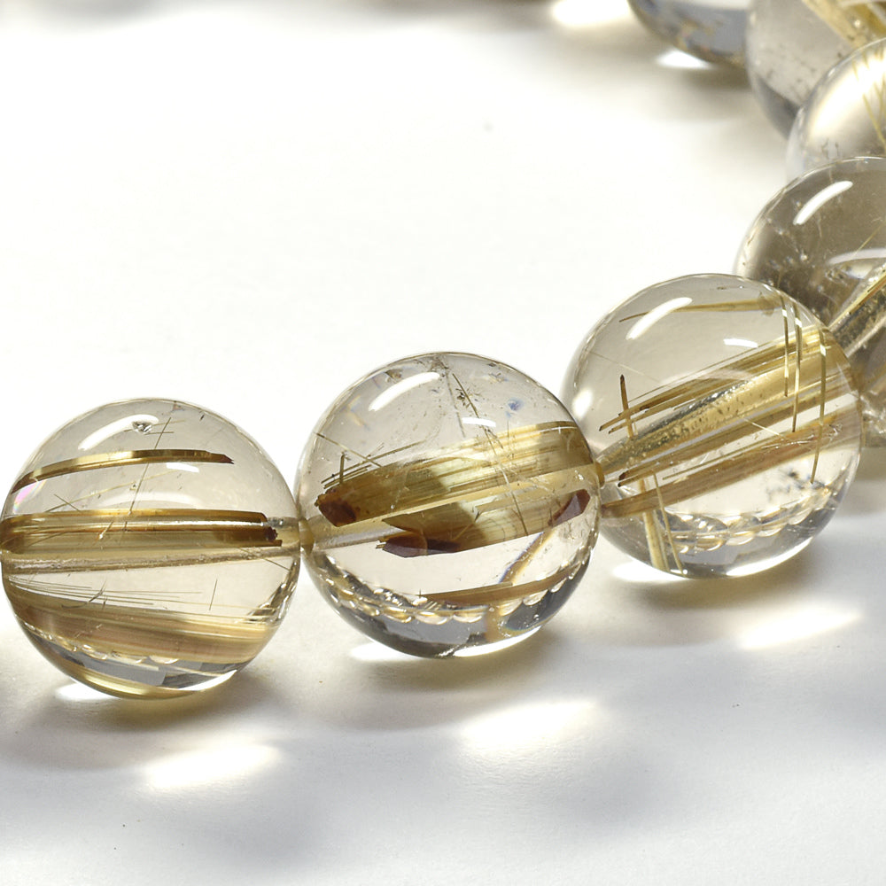 タイチンルチルクォーツ ブレスレット 12.5-13mm #SB135