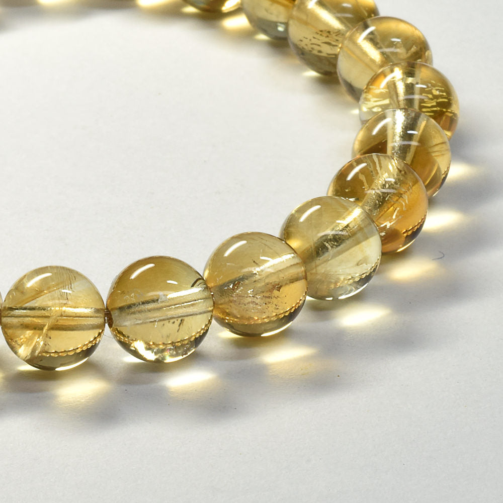 シトリン ブレスレット 7.5mm #SC092
