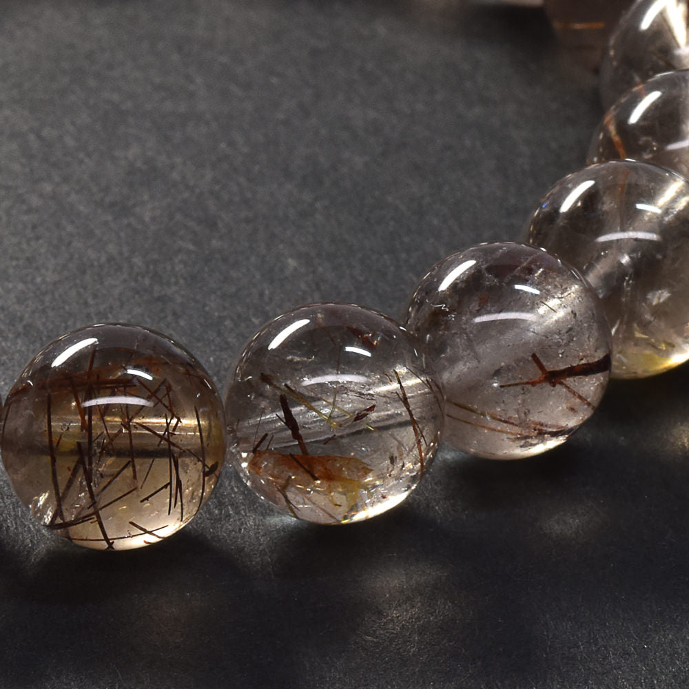 フォリエーテッドマイカインクォーツ ブレスレット 10.5mm #SD201