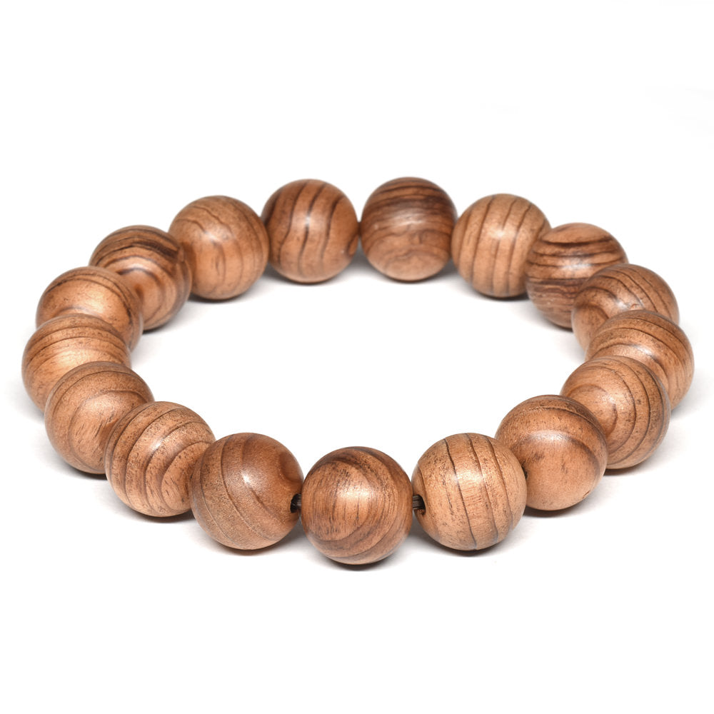 本物★伊勢御山杉ブレスレット★12ミリ玉★ 伊勢神宮御山杉 ブレスレット 12mm #SE031 – premium stone gallery