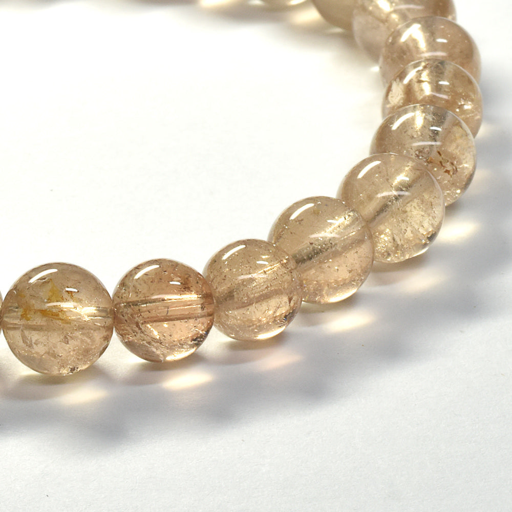 ブラウントパーズ ブレスレット 7-7.5mm #SE089 - premium stone gallery