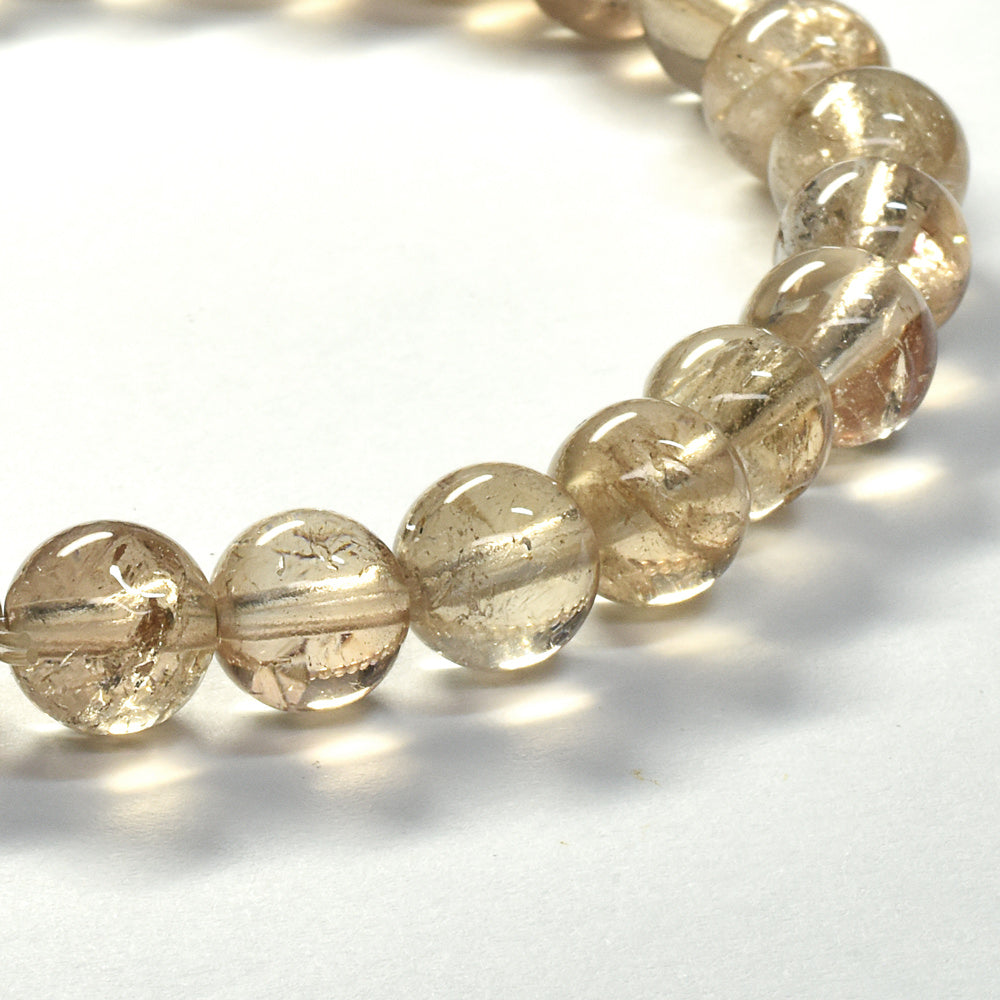 ブラウントパーズ ブレスレット 7mm #SE094 - premium stone gallery