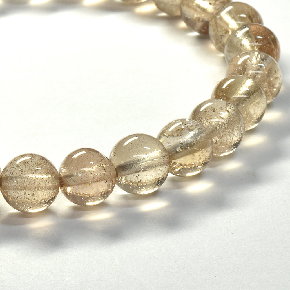 ブラウントパーズ ブレスレット 7mm #SE095 - premium stone gallery