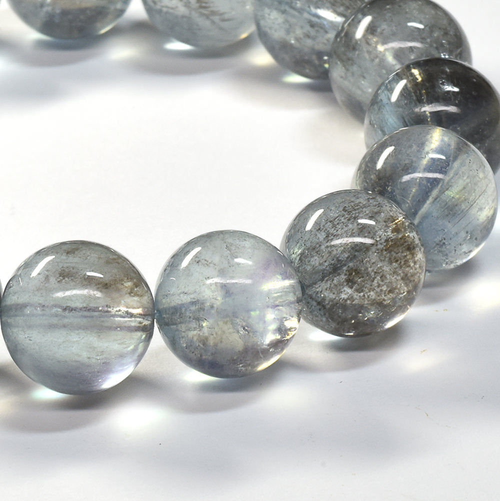モスアクアマリン ブレスレット 12-12.5mm #SE258 - premium stone gallery