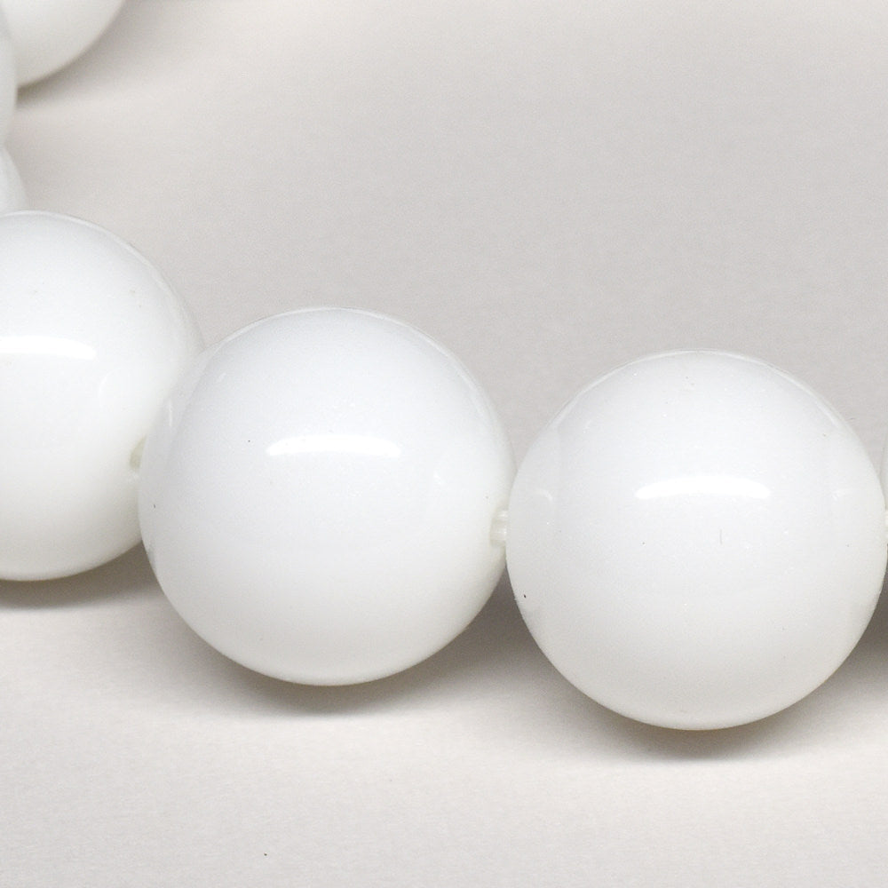 ホワイトオニキス ブレスレット 14mm #T2414