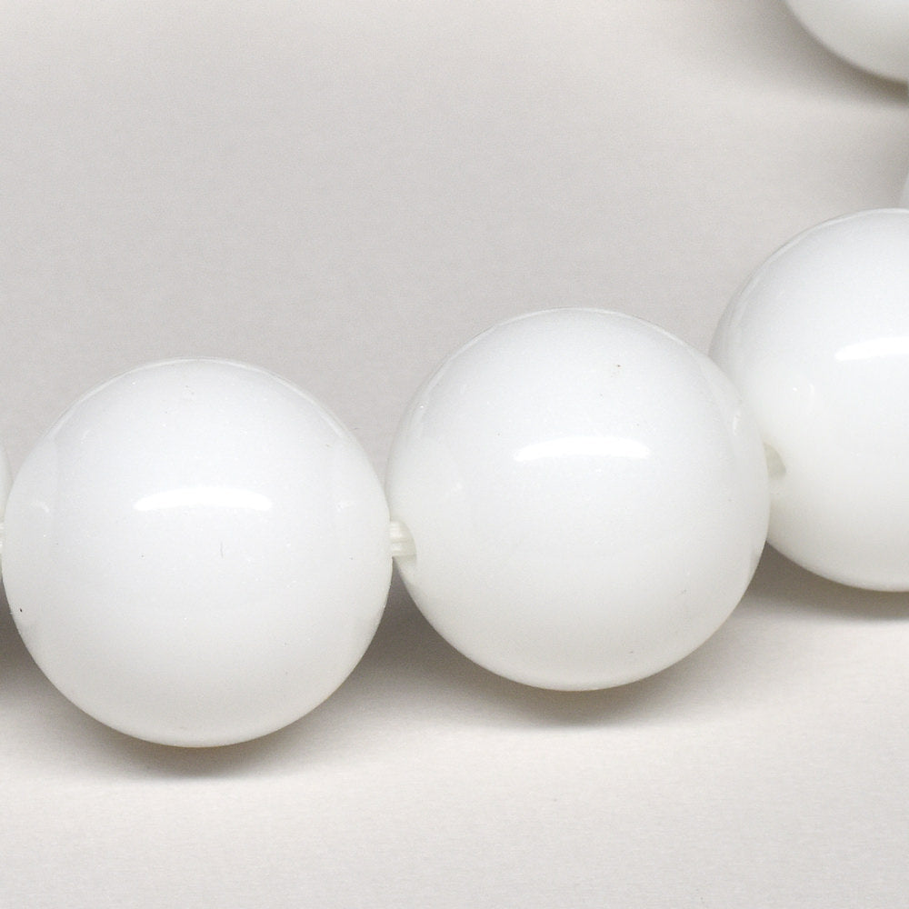 ホワイトオニキス ブレスレット 14mm #T2414