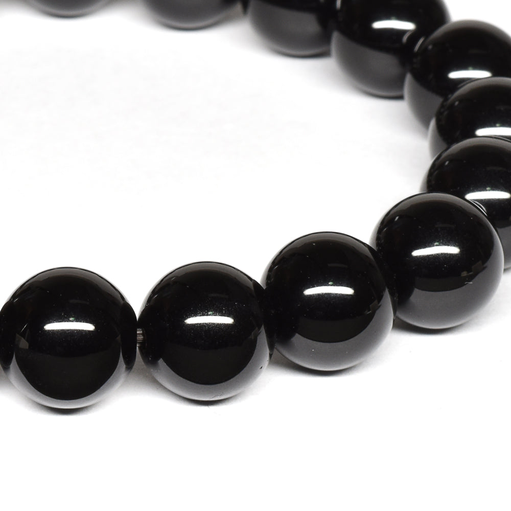 チベット産 モリオン ブレスレット 10mm #T3210