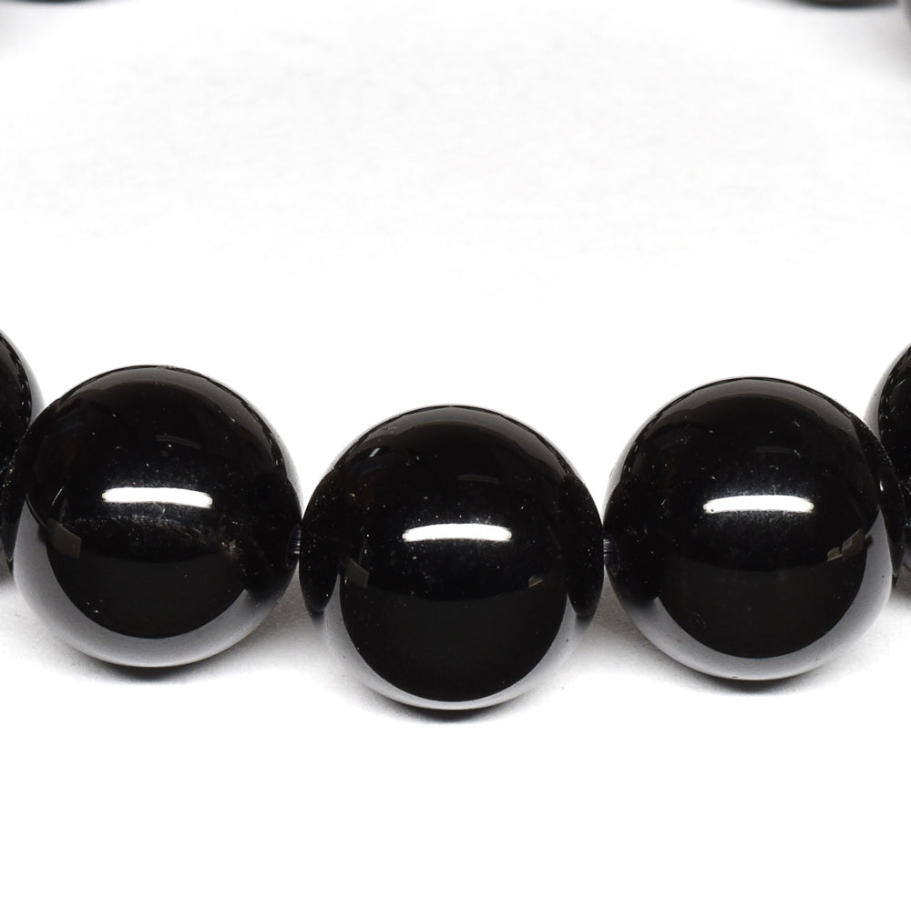 チベット産 モリオン ブレスレット 12mm #T3212
